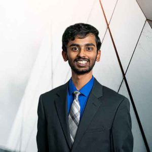 Bio headshot of Ruthvik K. Gali.