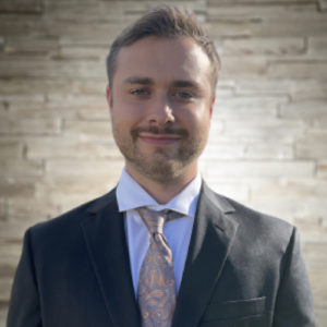 Bio headshot of Bryce Gartner.